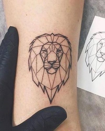 Keep it Simple: 27 Elegant Lion Tattoo Designs