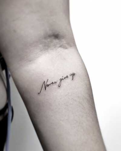 27 Handwriting Tattoo Ideas
