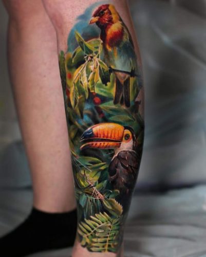 Bold and Brilliant: 18 Color Tattoo Ideas for Men
