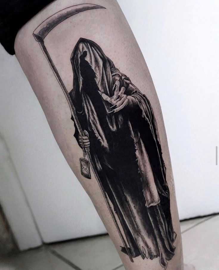 Discover 20 Grim Reaper Tattoo Ideas for Men & Women: Realistic, Traditional, Cute, and Neo-Traditional Designs