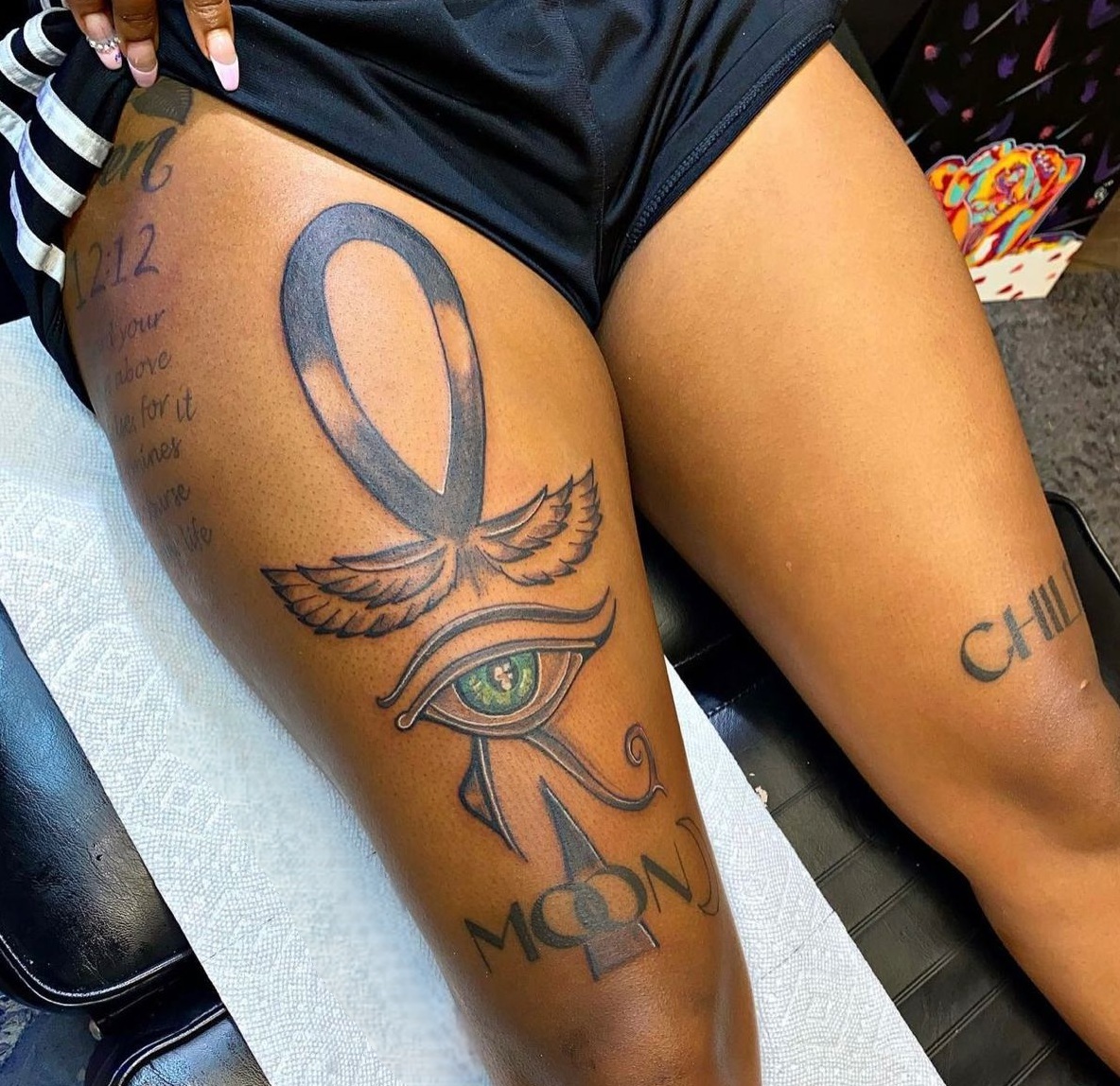 27 Ankh Tattoo Ideas with Eye of Horus, Spine, Chest, Minimalist Symbolic Ink