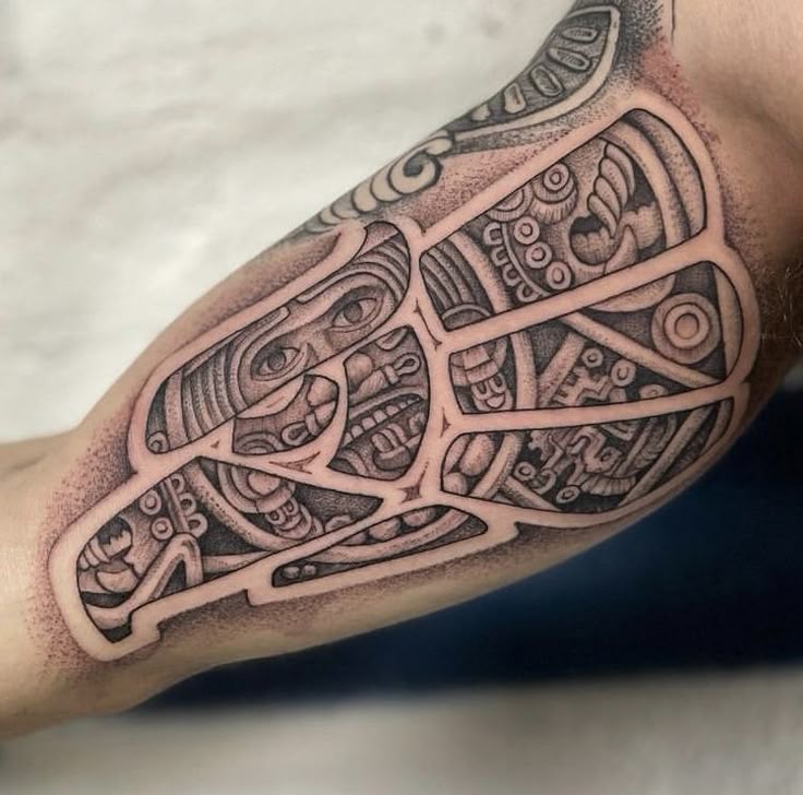 Aztec Tattoo 25 Ideas : Mexican Art Traditional Designs For Men and Women