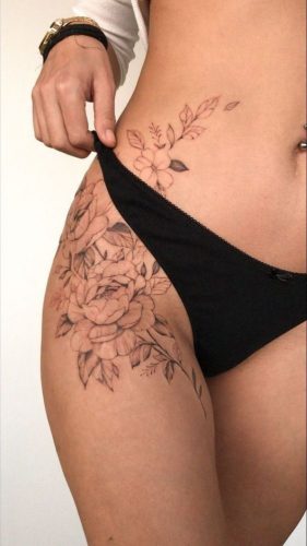 Discover Top 17 Small Hip Tattoo Designs for : Chic & Intimate Ink Ideas
