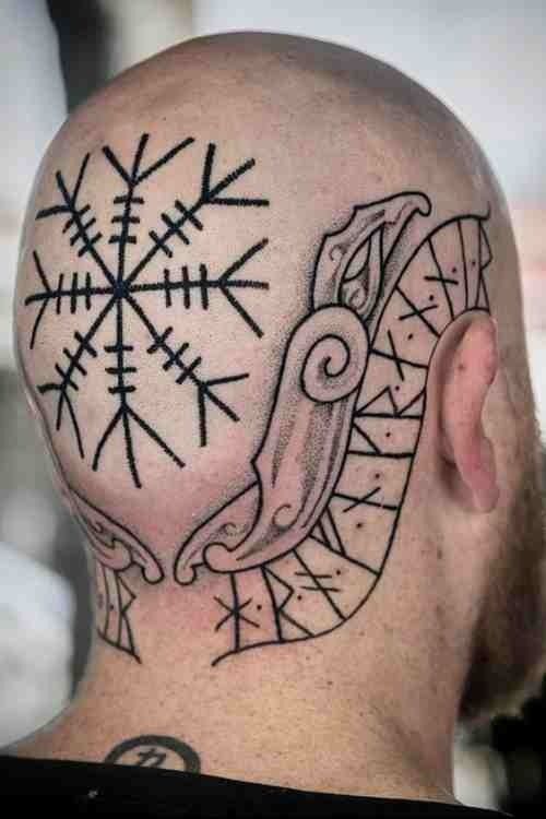 25 Viking Tattoo Ideas with Norse Mythology Symbols, Sleeve and Chest Designs