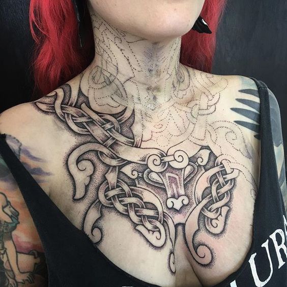 Explore the Best 20 Celtic Warrior Tattoos for : Designs for Men & Women | Stencil Ideas for Strength