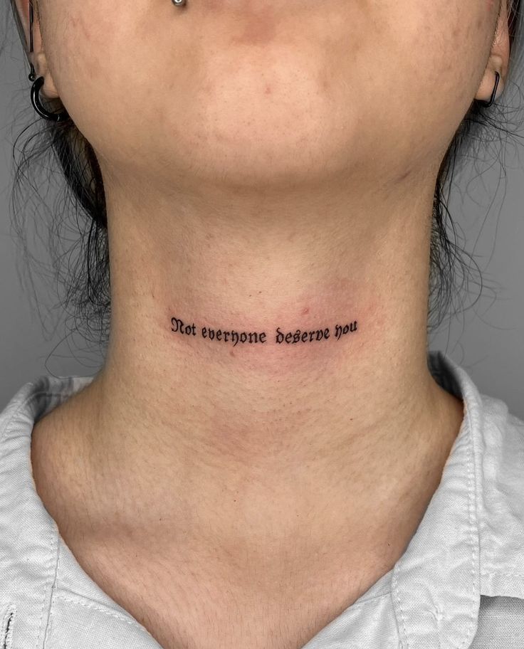 27 Ideas Neck Tattoo : Unique Designs for Men and Women Side, Front, and Nape of Neck Tattoo