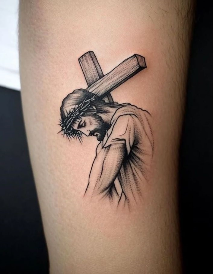 26 Unique Cross Tattoo Designs for : Ideas for Men & Women