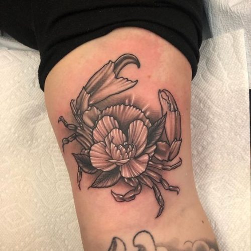 Explore 20 Unique Crab Tattoo Ideas for Women in – Discover Feminine Designs That Symbolize Zodiac Elegance