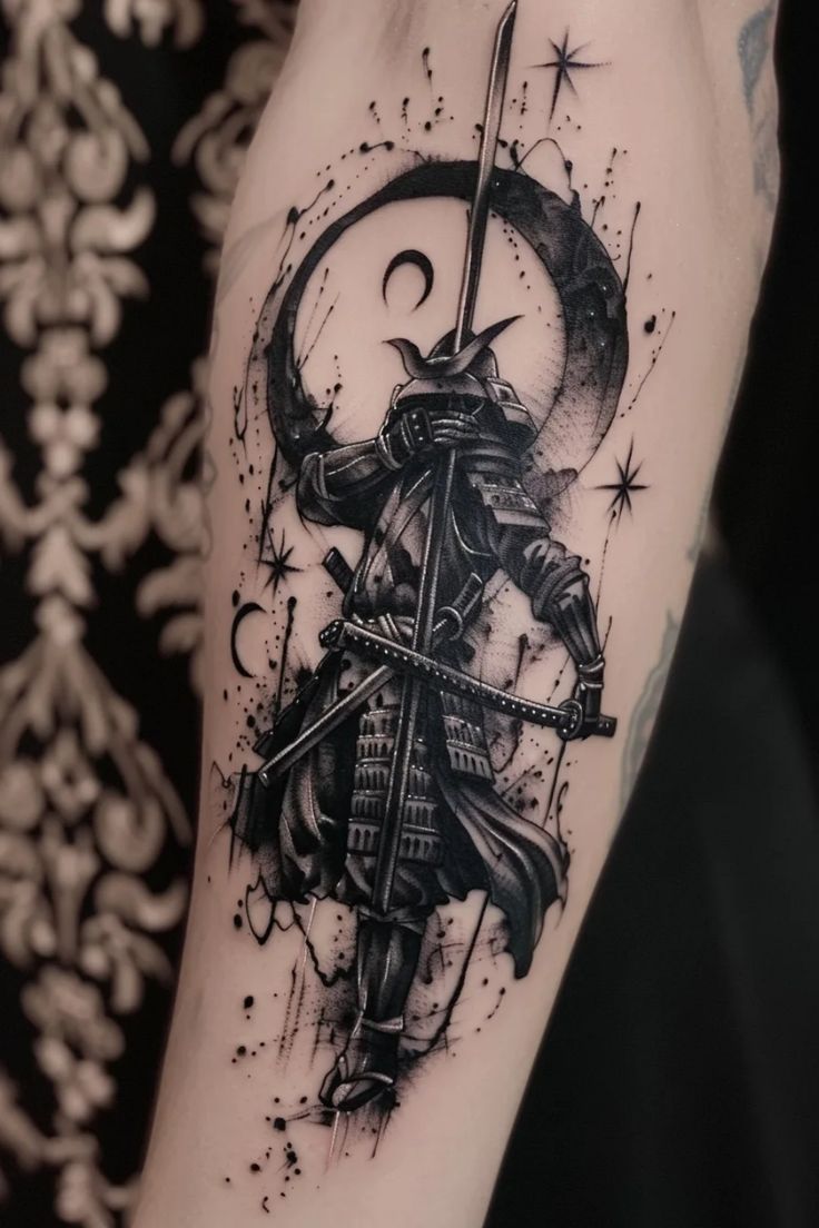 26 Samurai Tattoo Ideas : Traditional Japanese Designs & More for Men s Forearm & Leg Ink