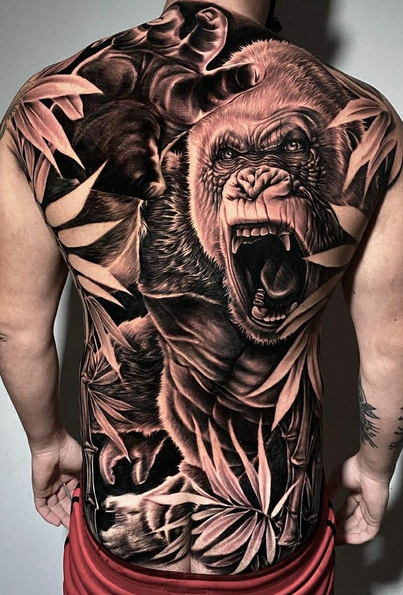 27 Gorilla Tattoo Designs That Capture Strength and Style
