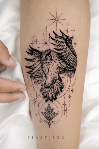 Explore 21 Stunning Owl Tattoo Designs for : Symbolism and Artistry in Ink