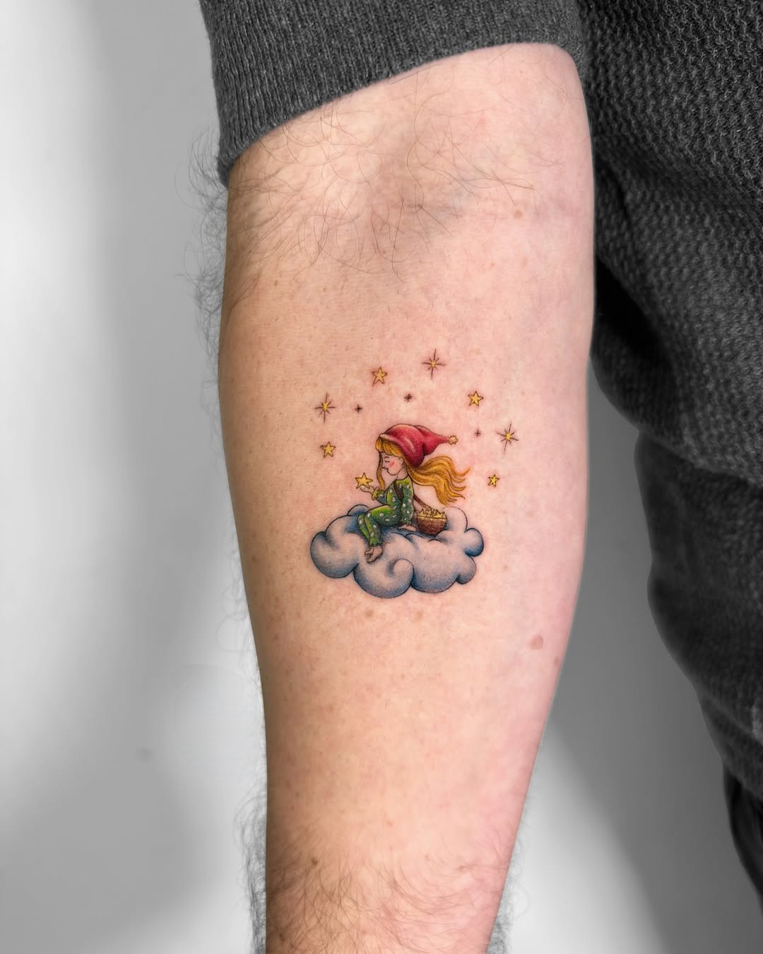 26 Cloud Tattoo Ideas with Sleeve Backgrounds, Stencil Designs, Realistic Heavens, Anime Inspiration