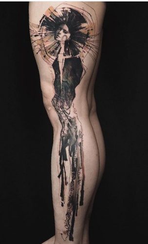 Discover the Top 15 Side Calf Tattoo Designs for Women in