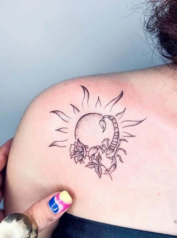 29 Scorpio Tattoo Ideas : Unique Designs with Traditional Styles and Feminine Aesthetic