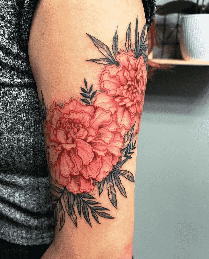 26 Marigold Tattoo Ideas for Every Style Fineline, Realistic, Black and White, Traditional, and Color Designs