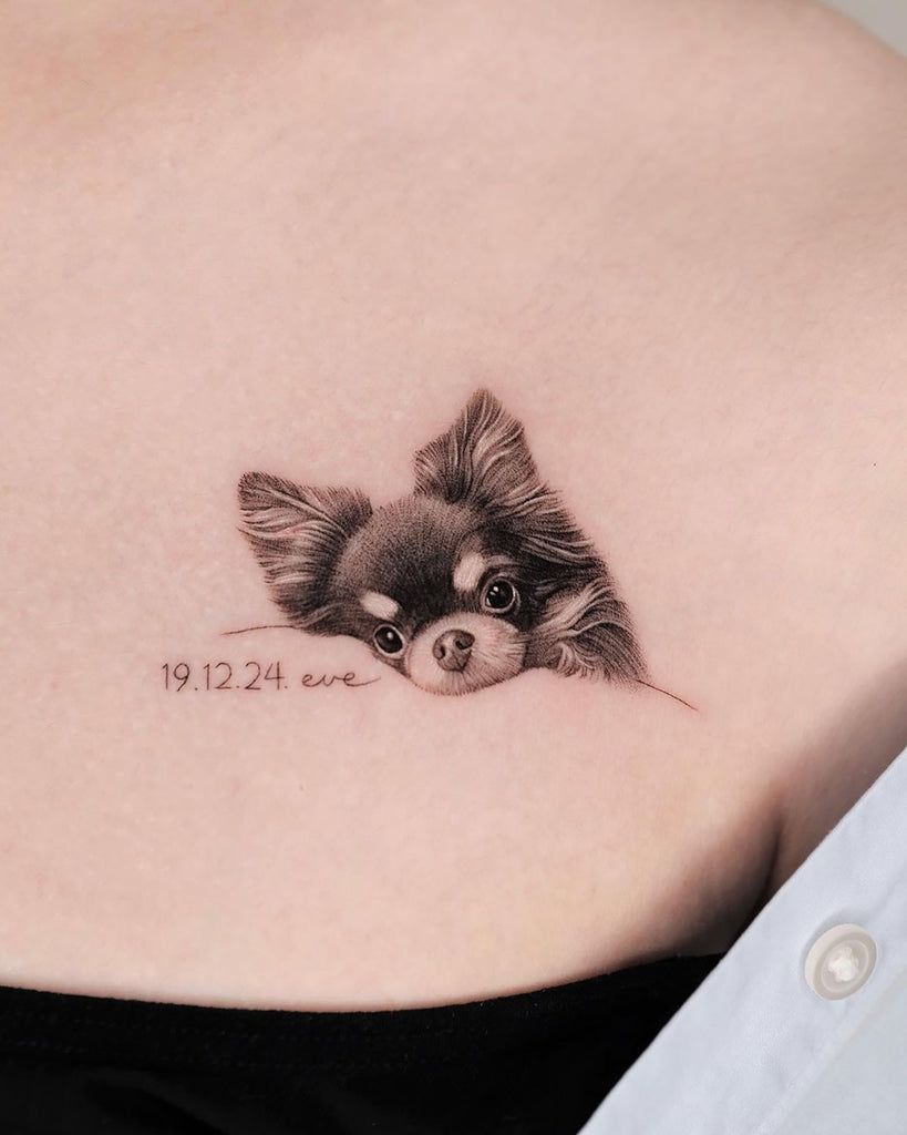 30 Heartfelt Dog Memorial Tattoo Ideas: Unique Paw Prints, Fine Line Portraits & Tiny Tributes