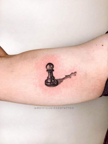 Explore 20 Unique Chess Piece Tattoos for : Symbolism & Artistry in Ink