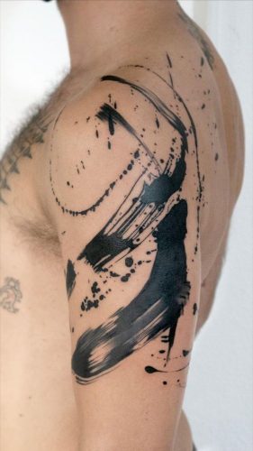 Explore 20 Striking Abstract Line Tattoo Designs for  &#8211; Get Inspired Today!