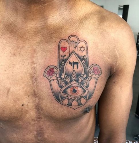 Discover 20 Unique Hamsa Hand Tattoo Designs for : Spiritual Symbols and Modern Art