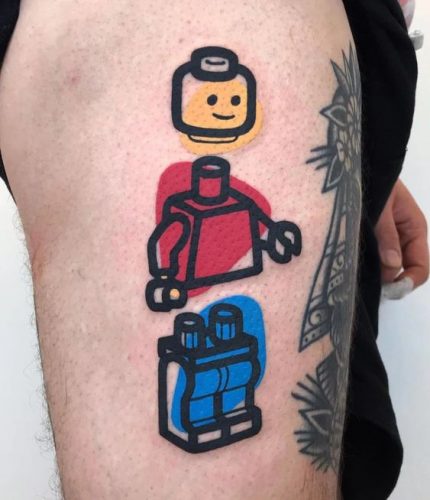 Explore Top 20 Lego-Inspired Tattoos: Creative & Nostalgic Designs for