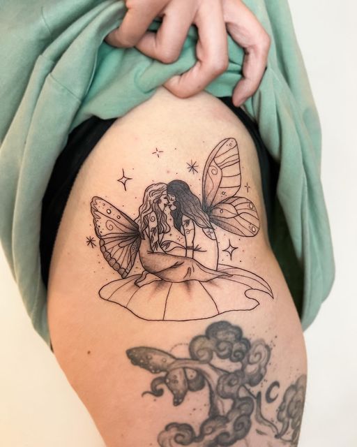 27 Fairy Tattoo Designs : Spiritual, Gothic, Fineline & Uncommon Ideas