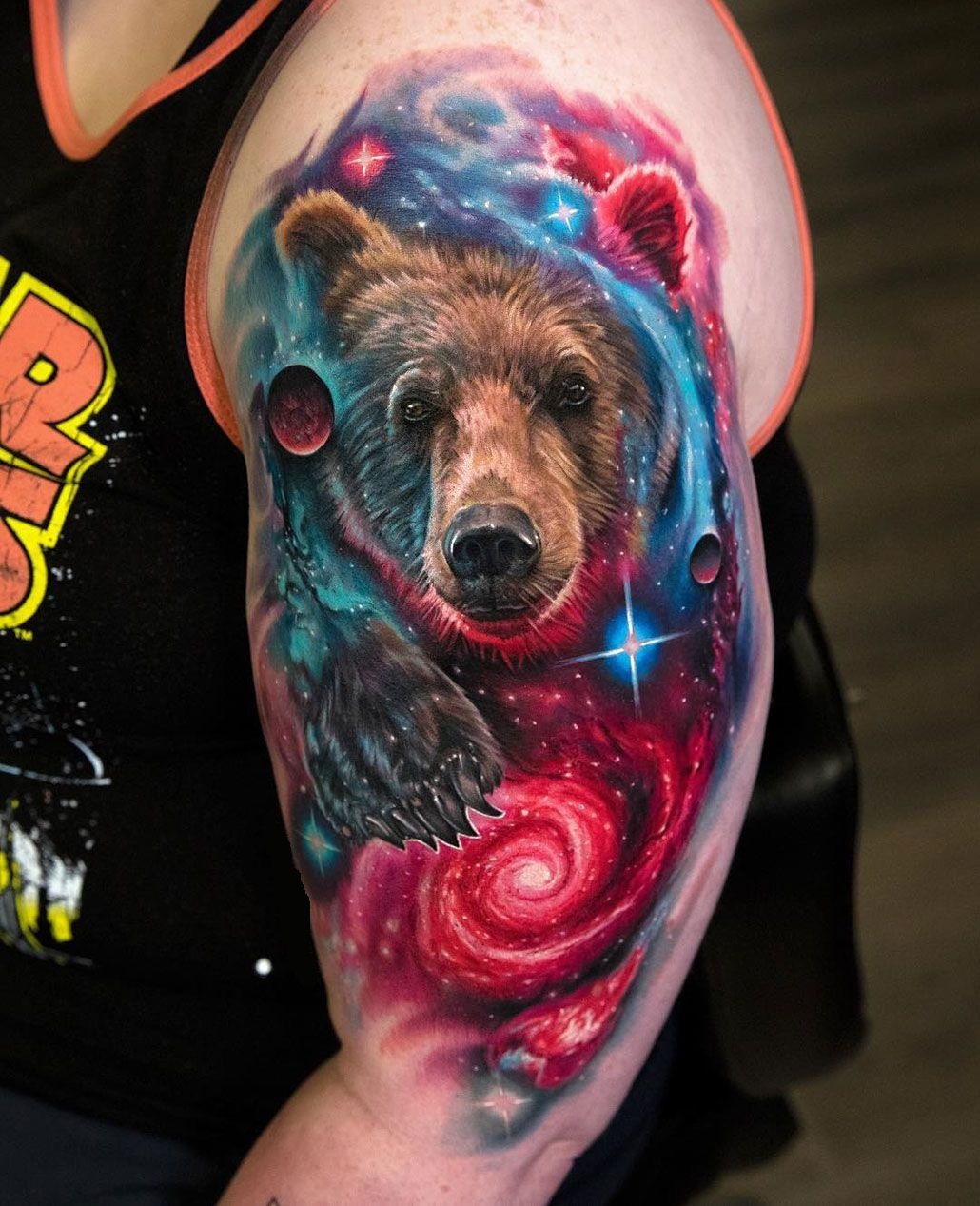 27 Galaxy Tattoo Ideas with Sleeve Designs, Black and Grey, and Cosmic Color Concepts