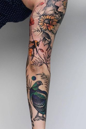 17 Whimsical Tattoo Sleeve Designs