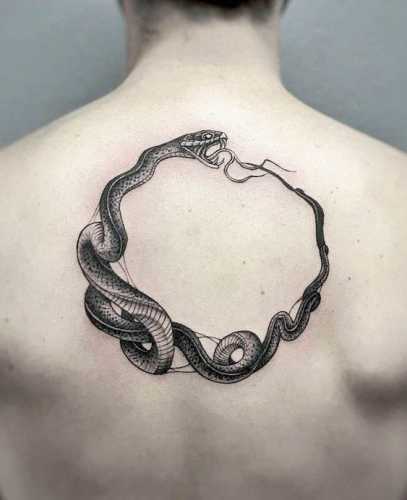 19 Snake Tattoos on Back Ideas for a Striking Look