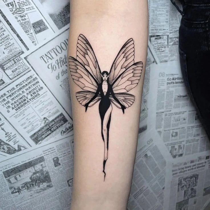 27 Fairy Tattoo Designs : Spiritual, Gothic, Fineline & Uncommon Ideas