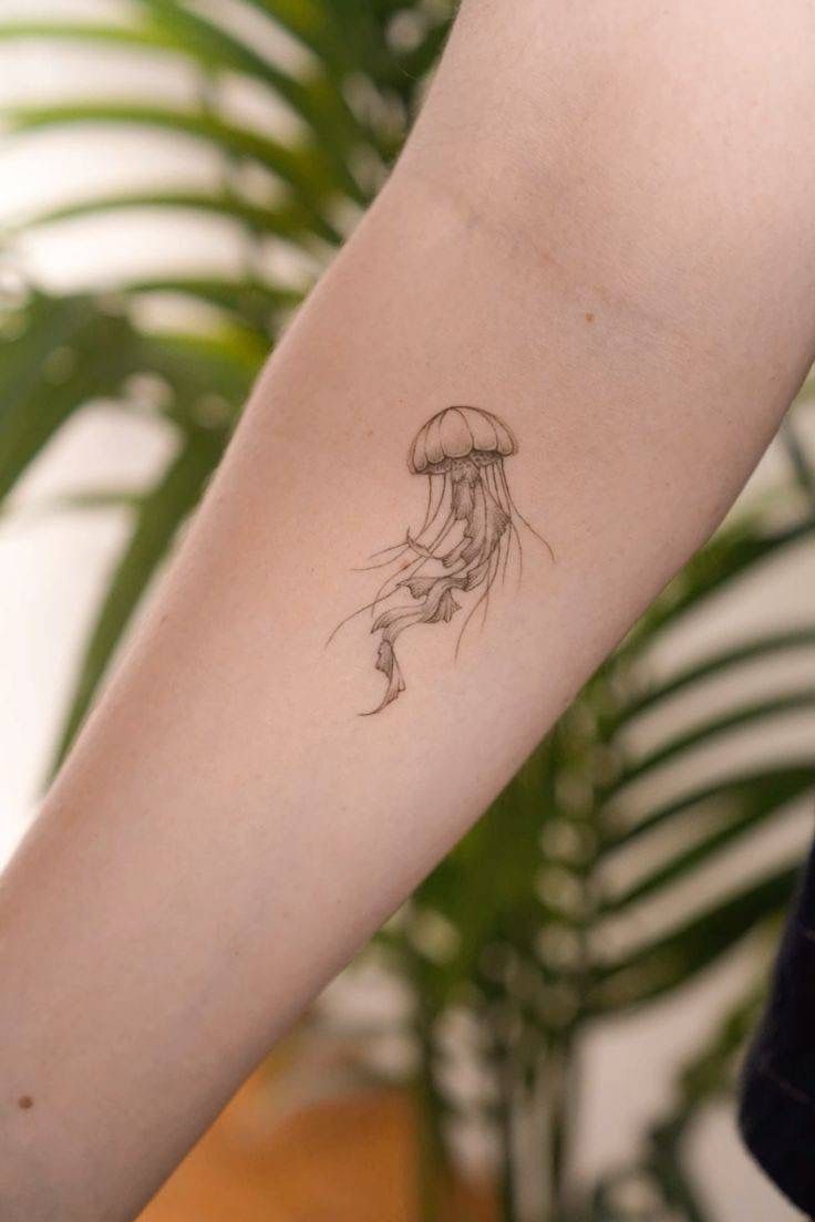 30 Jellyfish Tattoo Designs with Meaning and Style Flowing
