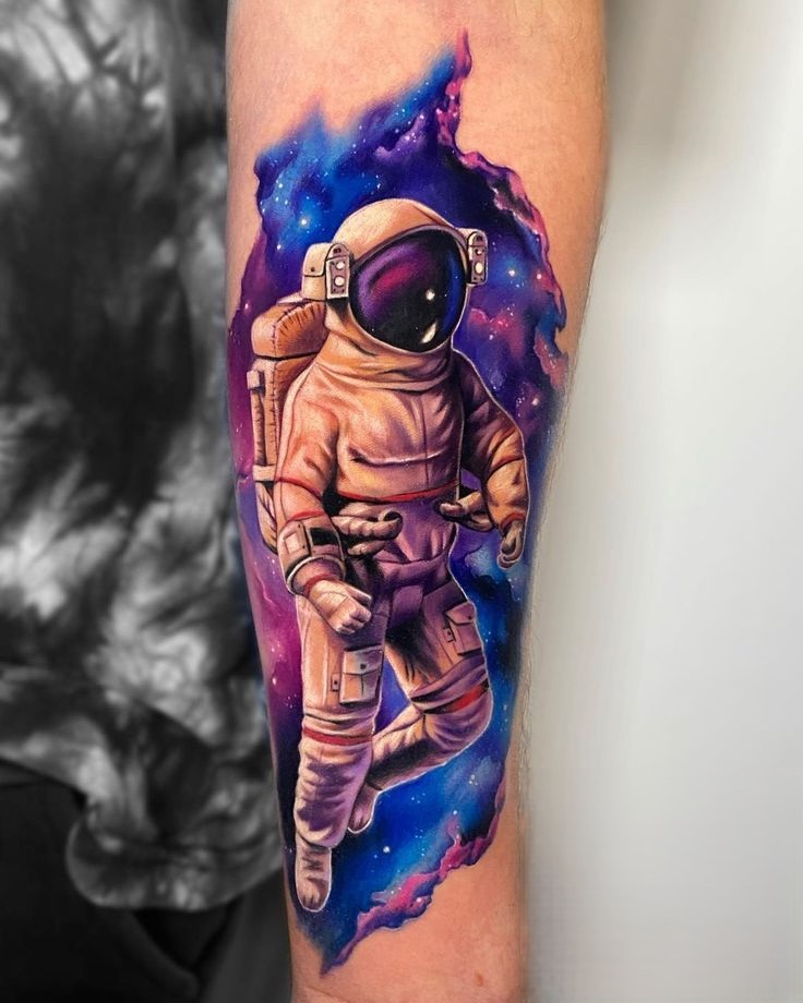 27 Galaxy Tattoo Ideas with Sleeve Designs, Black and Grey, and Cosmic Color Concepts