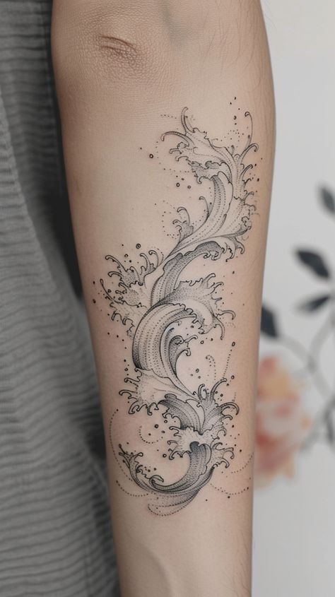 29 Water Tattoo Ideas: Fresh Ways to Wear the Element Everyone Loves