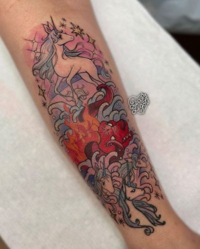 Explore 20 Enchanting Unicorn Tattoo Designs for : From Classic to Cosmic Creations