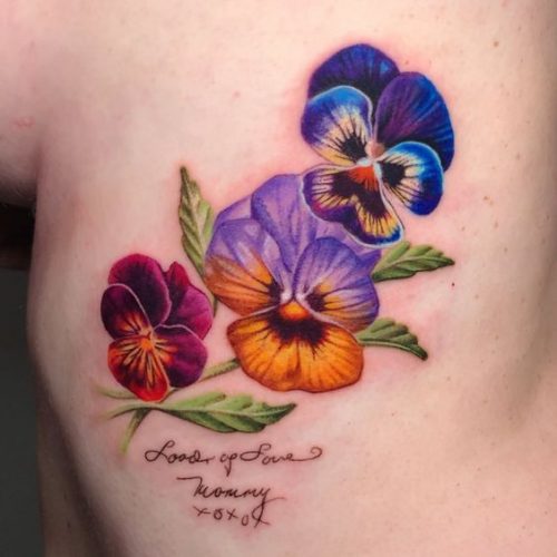 Discover the Charm of February Birth Flower Tattoos: Violets & Primroses Ink Ideas
