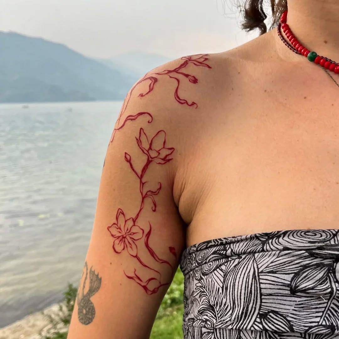 25 Vine Tattoo Designs for Women and Men Sleeve, Arm, Shoulder, Traditional, Wrap Around Ideas