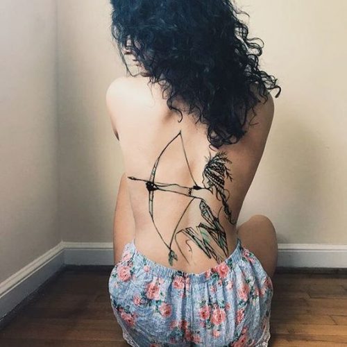 20 Dope Back Tattoo Designs for Women