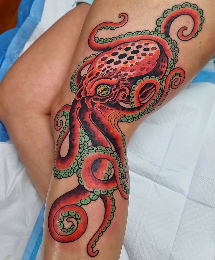 27 Octopus Tattoo Ideas for Men & Women Realistic, Sleeve, Leg, Shoulder & Tiny Octopus Designs