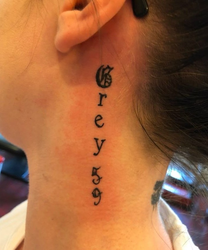 25 G59 Tattoos : Skull, Skeleton Hand, Barbed Wire, Ruby, $B, Lyrics, Stencil Tattoo Ideas