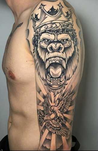 23 Gorilla Tattoo Ideas