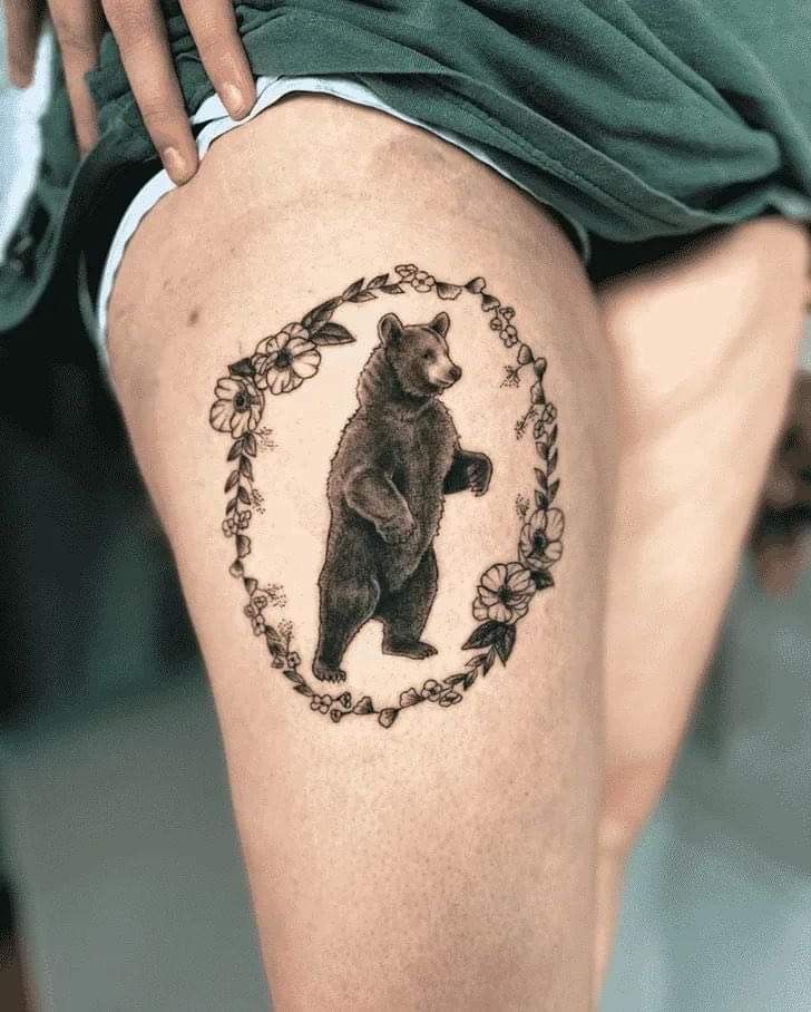 30 Bear Tattoo Ideas : Grizzly, Polar, Teddy & Realistic Bear Tattoos for Men and Women