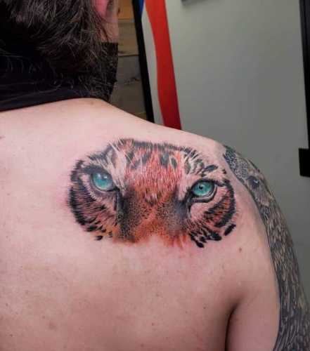 21 Tiger Tattoo on Back Ideas