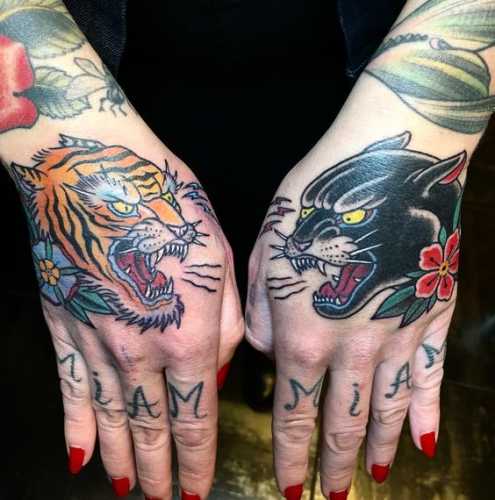 22 Old School Tiger Tattoo Ideas