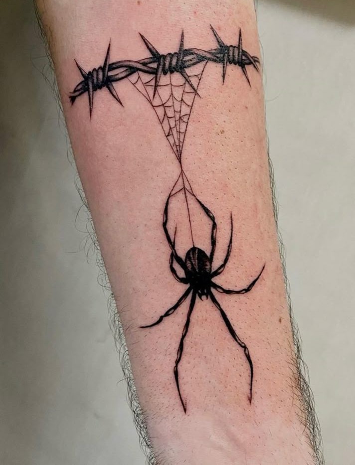 27 Spider Web Tattoo Ideas for Men and Women Shoulder, Full Sleeve, Stencil Designs