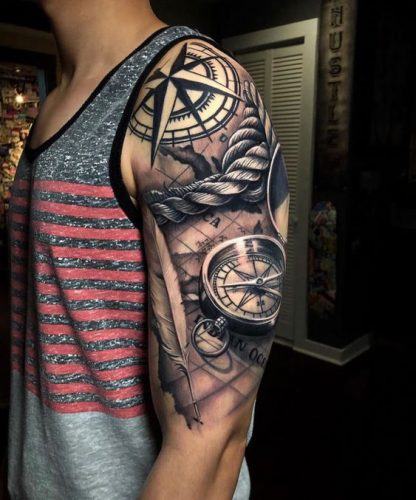 17 Pirate-Themed Tattoo Sleeve Ideas