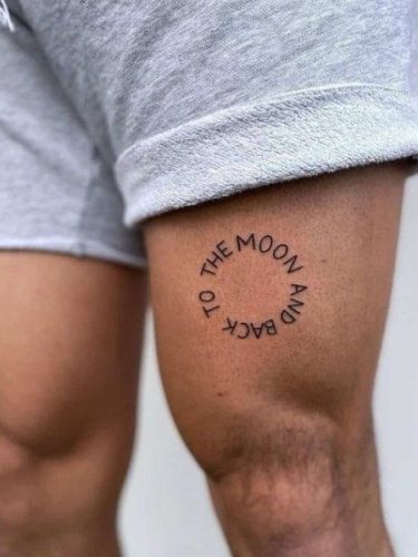 Explore the Art of Self-Expression: 15 Stunning Thigh Quote Tattoo Ideas for Women in