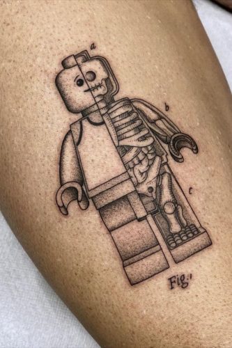 Explore Top 20 Lego-Inspired Tattoos: Creative & Nostalgic Designs for