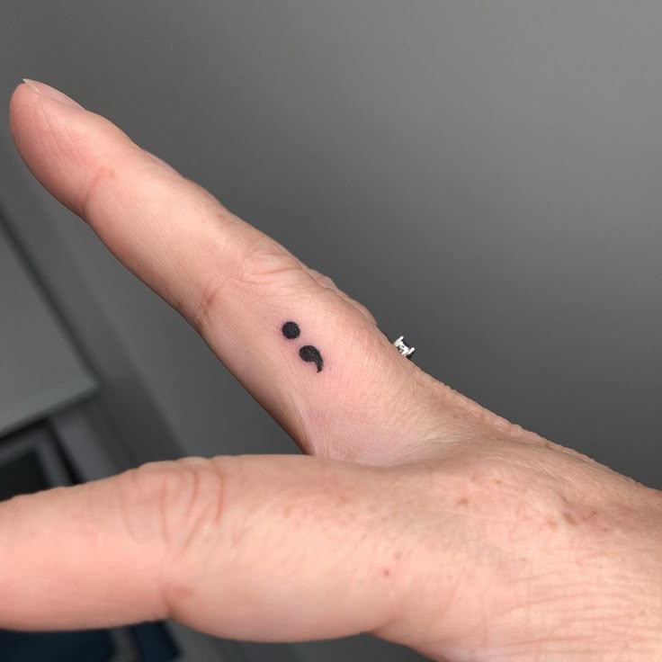 30 Stunning Semicolon Tattoo Ideas for : Minimalist, Butterfly, Floral, Heart & More