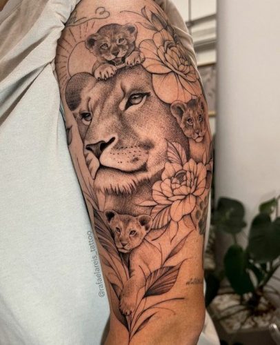 Lion Tattoo for Women: 20 Graceful and Empowering Designs