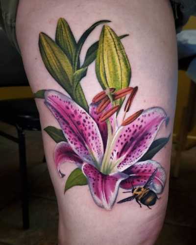 17 Tiger Lily Tattoo Ideas