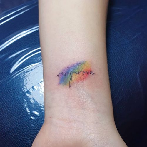 Embrace Hope and Healing with 17 Inspiring Rainbow Baby Tattoo Ideas for Moms and Dads in
